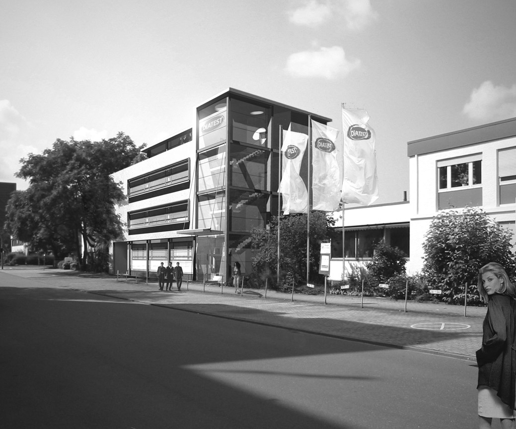 Produktionserweiterung mit Büros 2.BA in Darmstadt