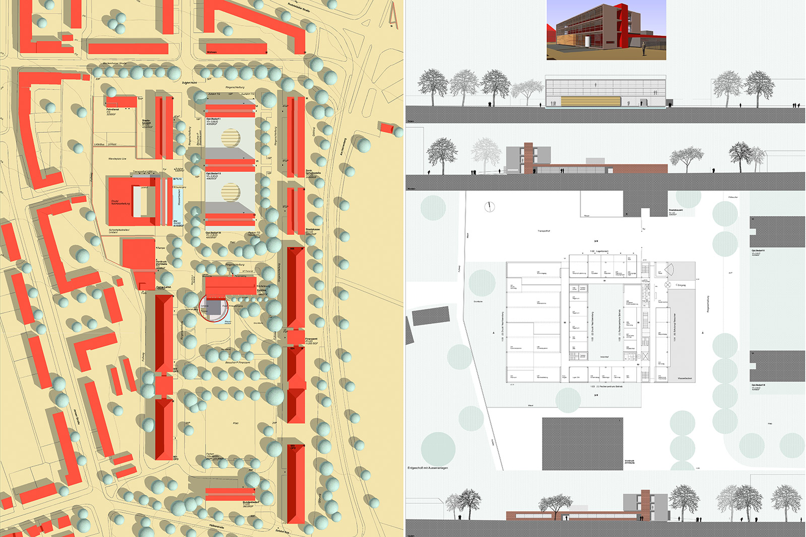 Behördenzentrum in Erfurt